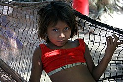Pemonų mergaitė iš Venesuelos