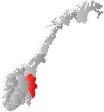 Letak Hedmark di Norwegia