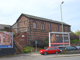 <span class="mw-page-title-main">Lochee railway station</span> Disused railway station in Lochee, Dundee