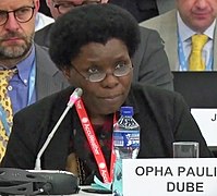 Botswanan environmental scientist Opha Pauline Dube
