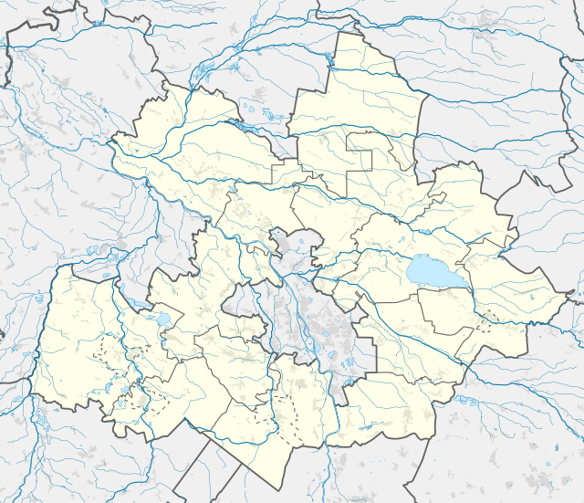 Mapa konturowa powiatu opolskiego, po prawej nieco na dole znajduje się punkt z opisem „Ozimek”