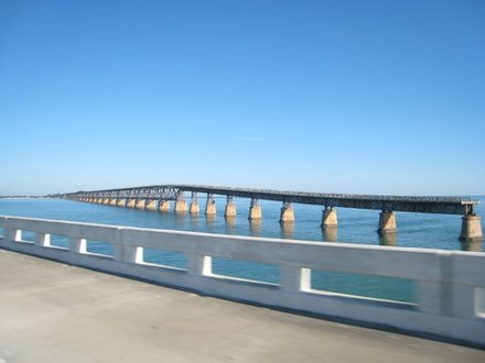 The Overseas Highway to Key West.