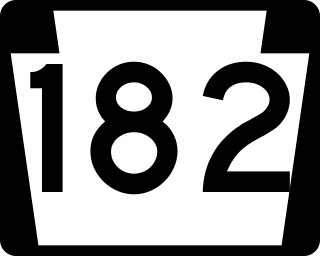 <span class="mw-page-title-main">Pennsylvania Route 182</span> State highway in York County, Pennsylvania, US