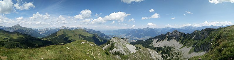 File:PANO from Pointe de Bellevue - vaud -switzerland.jpg