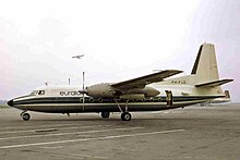 PH-FLD F.27 Friendship 600 Euralair LGW 31JUL69 (6874829883).jpg