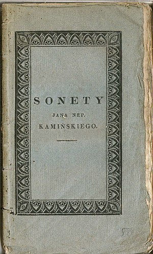 PL Jan Nepomucen Kamiński-Sonety 001.jpg