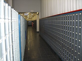 Post boxes inside the NamPost main building in Windhoek PO-Boxes.jpg