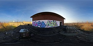 Abandoned Graffiti 360° Ansicht