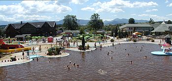 Thermal water park in Besenova, Slovakia Panorama besenova thermal park.jpg