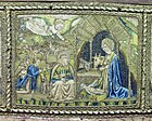 Рождество. Вышивка антепендиума по рисунку П. Скьяво. 1466. Церковь Санта-Мария-Новелла, Флоренция