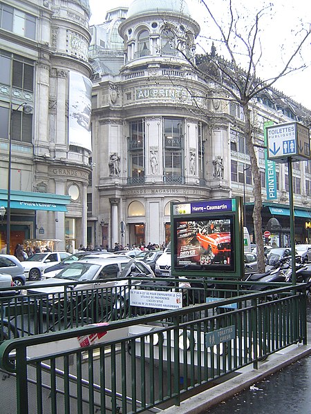 File:Paris metro3 - havre-caumartin - entrance2.jpg