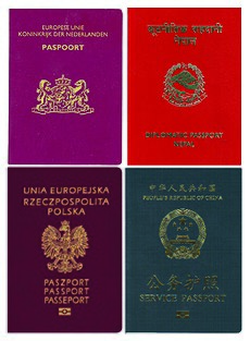 Pasaporte: Historia del pasaporte, Forma, Falsificaciones y seguridad