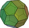 五角二十四面体 （各頂点を、隣り合う頂点が逆方向となる形でねじる）