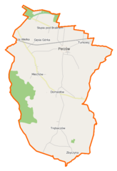 Plan gminy Perzów