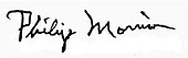 signature de Philip Morrison