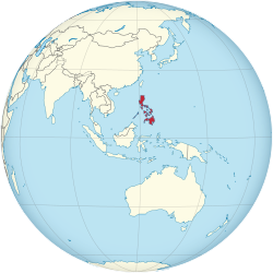 Philippines on the globe (Southeast Asia centered) .svg