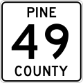 File:Pine County Route 49 MN.svg