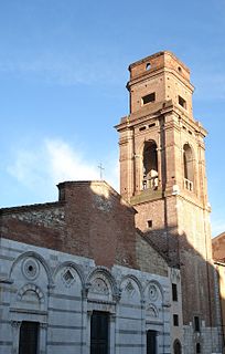 San Paolo allOrto church building in Pisa, Italy