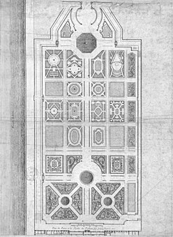 Plan of the Tuileries Garden (France), designed by André Le Nôtre (about 1671)