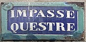 Plaque Impasse Questre - Paris XI (FR75) - 2021-06-20 - 1.jpg
