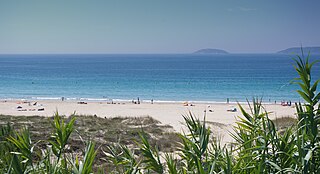 <span class="mw-page-title-main">Montalvo Beach</span> Beach in Pontevedra, Spain