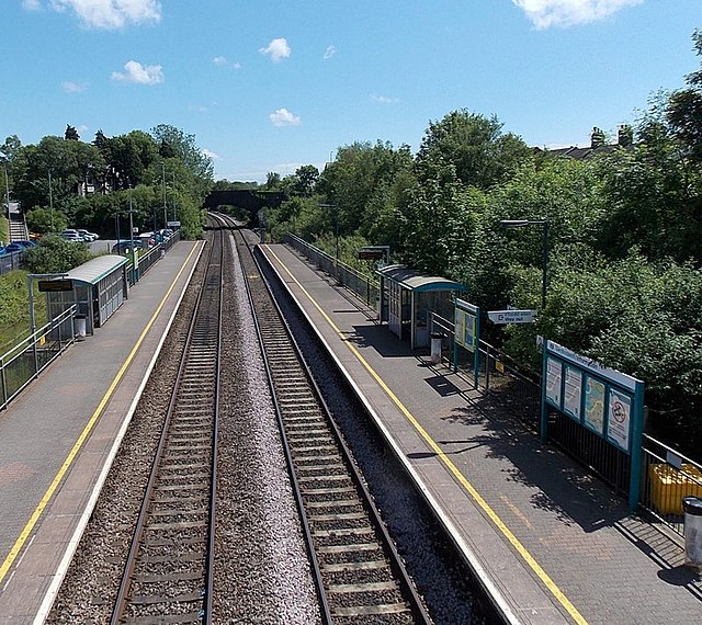 Pontyclun Railway Station, June 2014