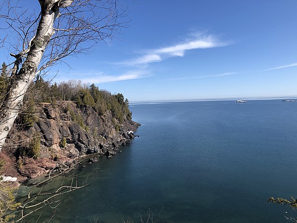 Lake Superior from Presque Isle Park in Marquette