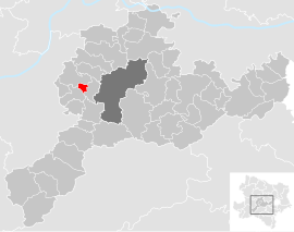 Poloha obce Prinzersdorf v okrese Sankt Pölten-vidiek (klikacia mapa)