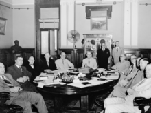 First Gair Ministry, 1952 Queensland State Archives 4814 First Gair Ministry swearing in ceremony Brisbane c 1952.png