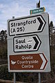 Quoile Road signs, Downpatrick, April 2010 (02).JPG