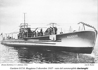 Italian submarine <i>Ascianghi</i>