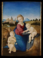 Raffaello Santi - Madonna and Child with the Infant Saint John - Google Art Project.jpg