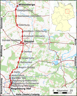 Magdeburg-Wittenberge railway