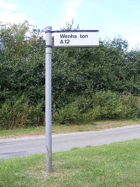 File:Roadsign on Blackheath Road - geograph.org.uk - 3087309.jpg