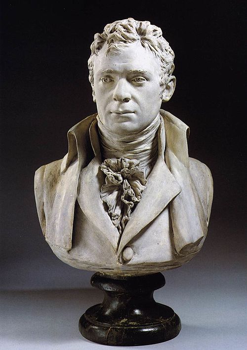 An 1803 bust of Fulton by Jean-Antoine Houdon