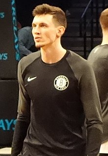Rodions Kurucs is a Latvian professional basketball player for the Houston Rockets of the National Basketball Association (NBA). At 6 ft 9 in (2.06 m) tall, he plays at the small forward position.