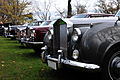 Line of Rolls Royce cars at a classic cars day, Clarendon House, Tasmania, Australia