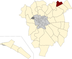 Carte du quartier de