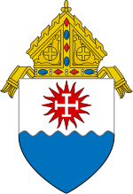 The coat of arms of the former Diocese of Natchez Roman Catholic Diocese of Natchez.svg
