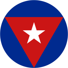 Identificatiebadge van de Cubaanse luchtmacht