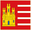 Bandera de Castilla desde 1170 hasta 1230.
