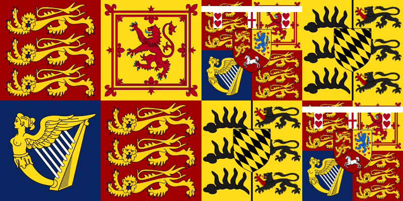 File:Royal Standard of Mary of Teck, Queen Consort.svg