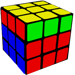 Un cubo di Rubik non risolto