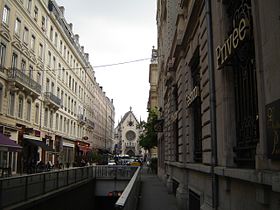 A Rue de la Bourse (Lyon) cikk szemléltető képe