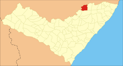 Localização de São José da Laje em Alagoas