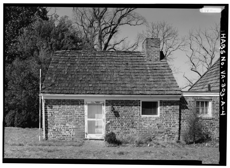 File:SOUTH FRONT ELEVATION OF SUMMER KITCHEN WITH SCALE (1986) - Poplar Forest, Summer Kitchen, State Route 661, Forest, Bedford County, VA HABS VA,10-BED.V,1A-4.tif