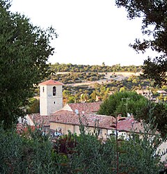 Die Kirche Saint-Laurent in Ginasservis