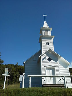 Katolický kostel svatého Josefa, Cleveland Township, Leelanau County, Michigan.jpg