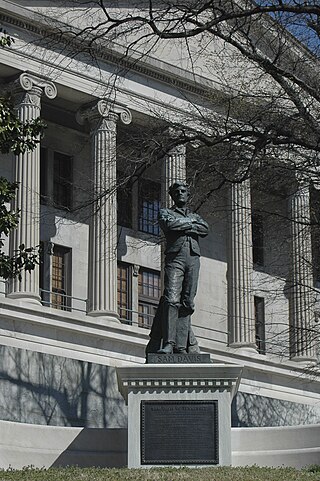 <i>Sam Davis Statue</i> Statue of Confederate soldier Sam Davis in Nashville, Tennessee