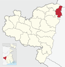 Location in West Bengal